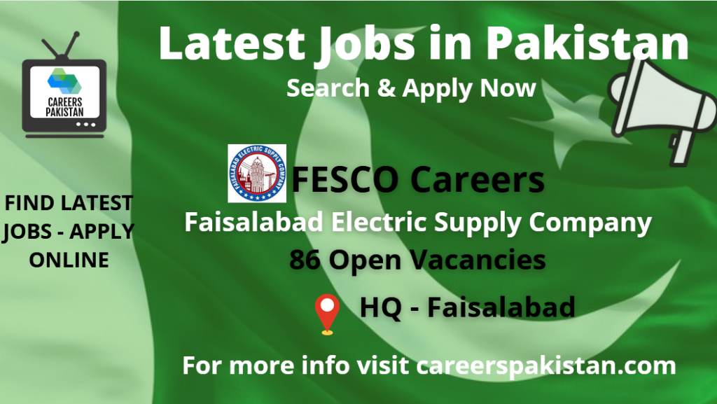 FESCO Jobs October 2022 Faisalabad Electric Supply Company